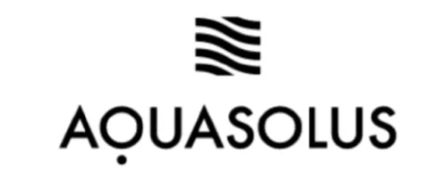 AquaSolus luxury hydrotherapy spas logo, available in the Isle of Man through Roberts Leisure.