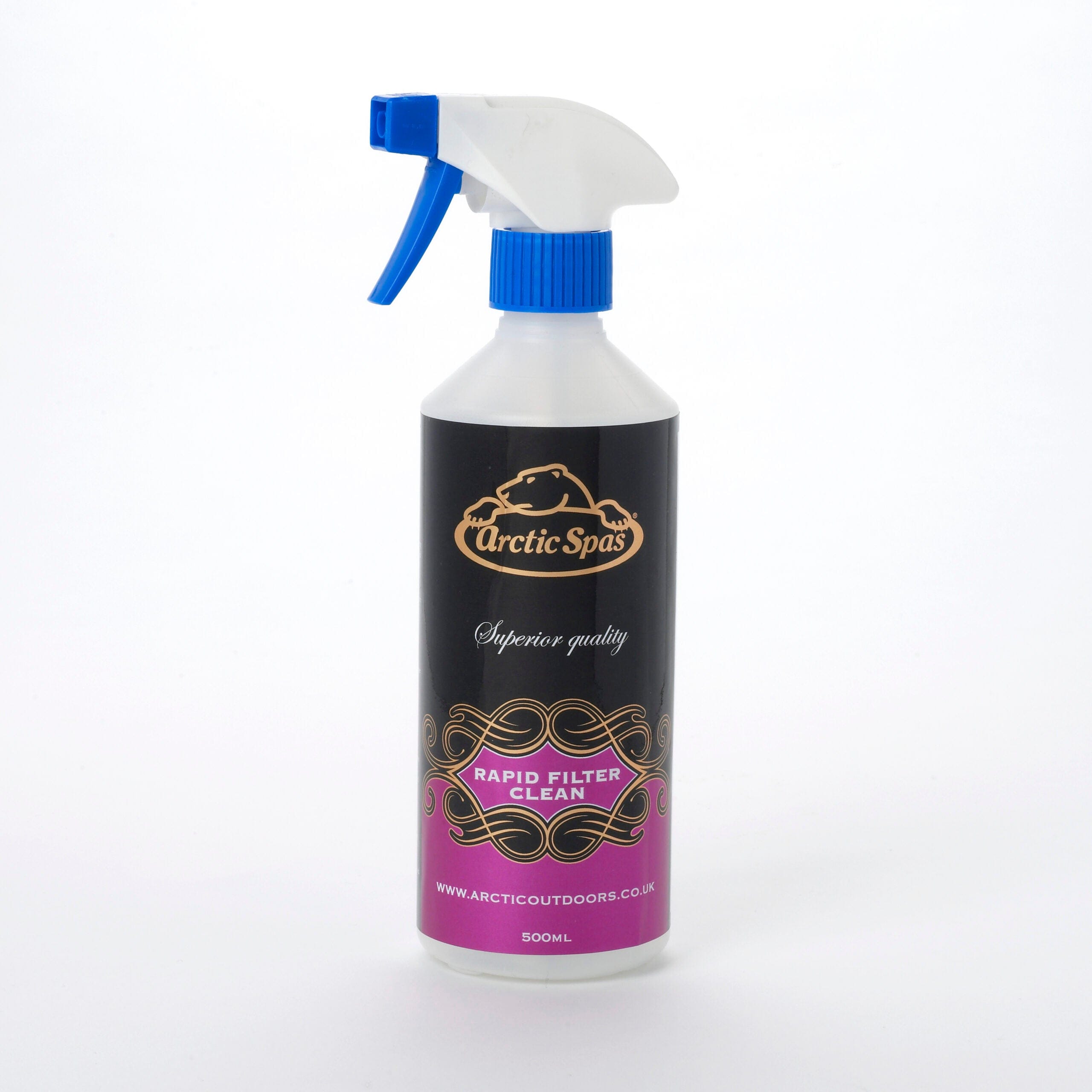 Arctic Rapid Filter Clean 500ml | Spray and Rinse Hot Tub Filter Degreaser