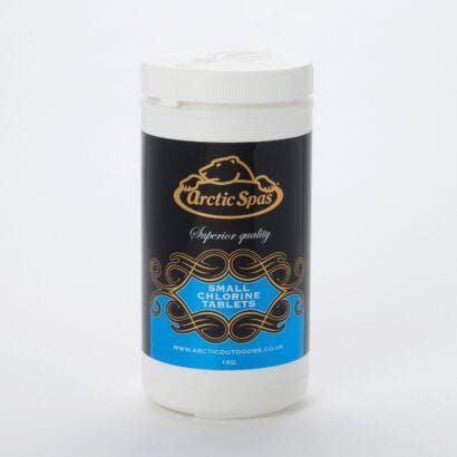 Arctic Small Chlorine Tabs 1kg | Stabilized 20g Spa Sanitizer