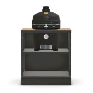 Grllr Kamado modular expansion unit featuring robust steel construction, integrated ceramic grill housing, and durable weather-resistant finish, Roberts Leisure Isle of Man.