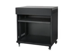 Grllr modular expansion unit featuring durable weather-resistant cabinetry, integrated shelving, and heavy-duty casters, Roberts Leisure Isle of Man.