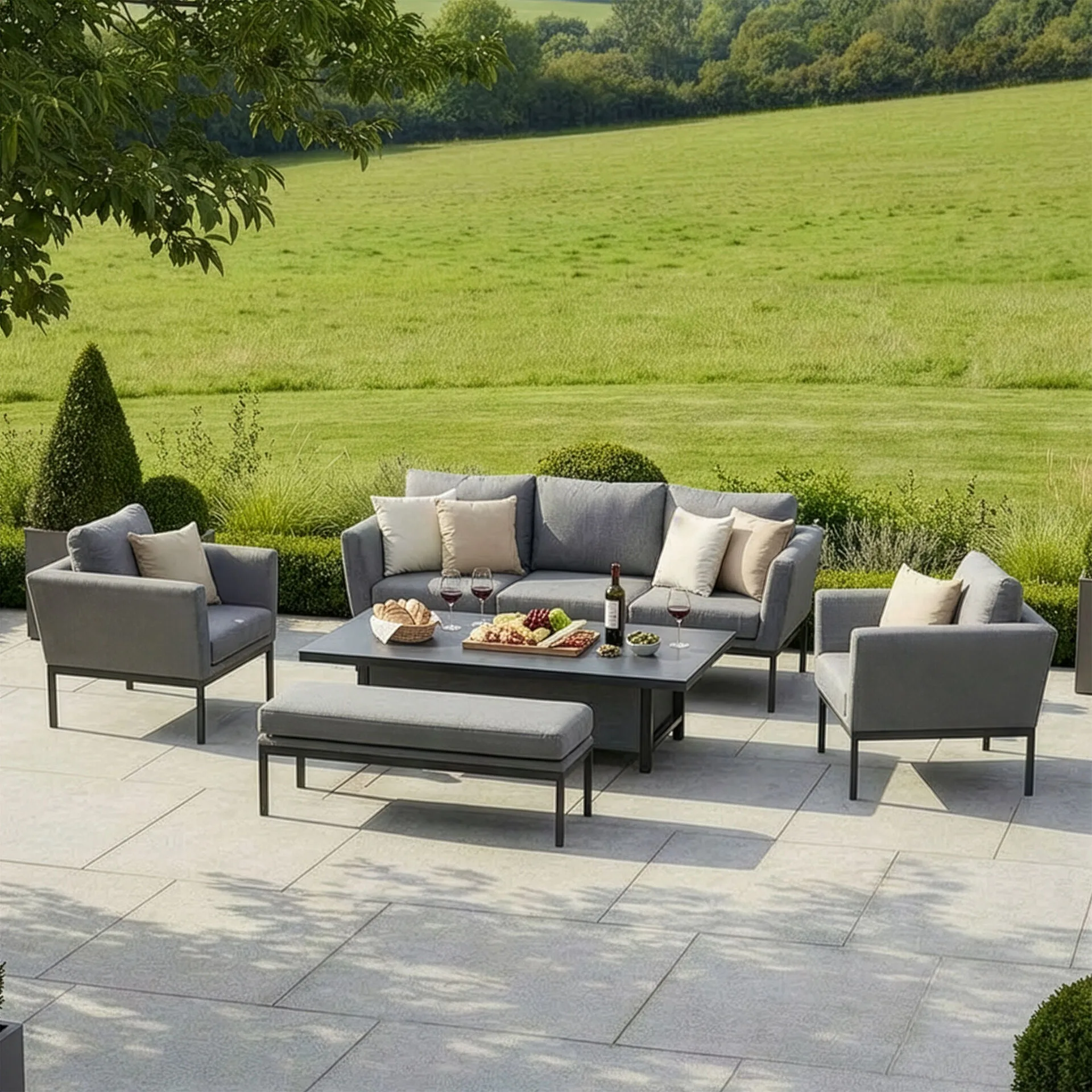 Fabric Pulse Sofa Set